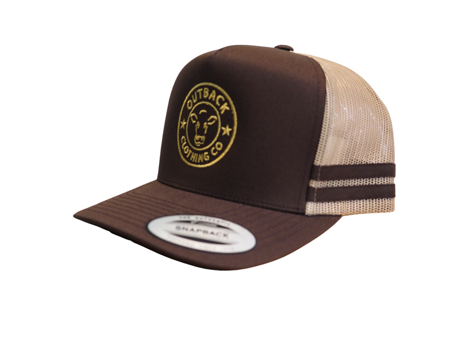 Gibb River Trucker Cap - Brown/Sand