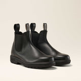Front view of Endura Boot showcasing toe reinforcement, breathable leather, and secure lace-up closure.