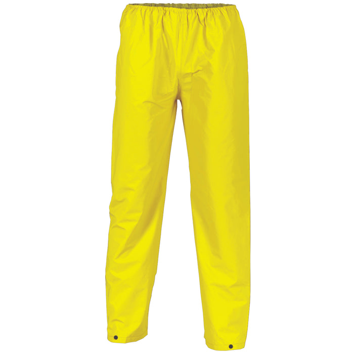 DNC Workwear PVC Rain Pants - Black Waterproof Work Trousers for Outdoor Use