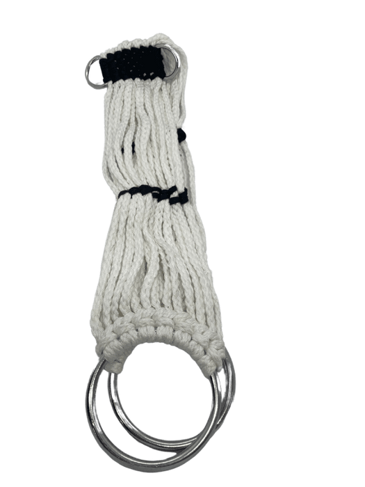 Front view of soft cord ringer girth for horses