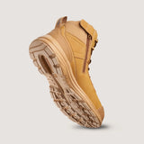 Side view of Blundstone composite toe safety boot with anti‑static outsole