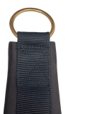 Close-up of brass ring on Neoprene Ringer Girth