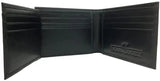 Black veg tanned leather wallet – classic men's wallet with durable finish