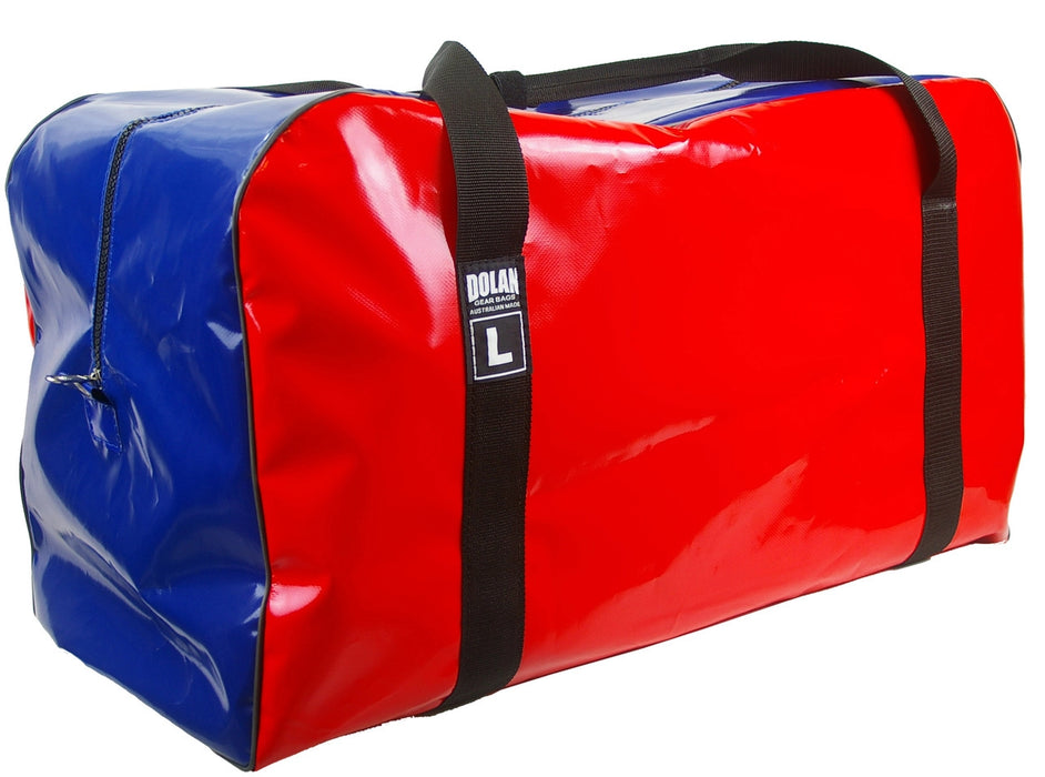Front view of Dolan Gear Bag Large (DE052L) in Red/Blue color