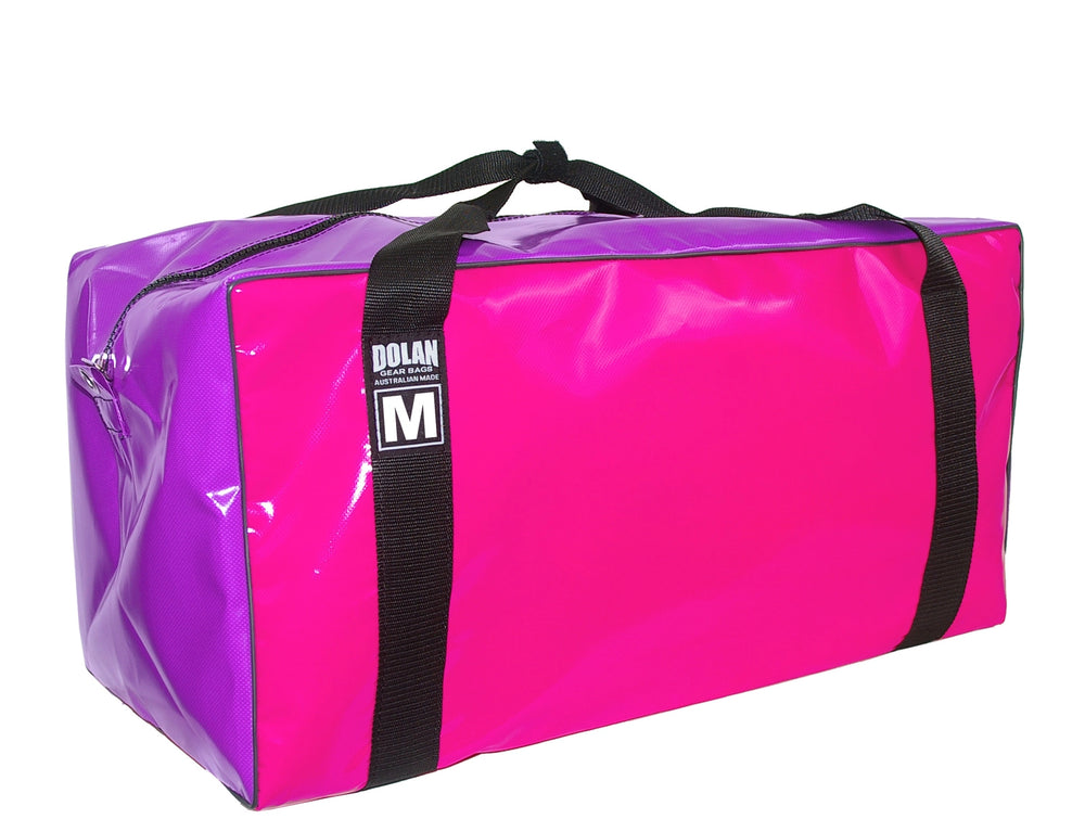 Dolan Gear Bag Medium in Pink/Purple – 68L PVC Tarpaulin Travel Bag