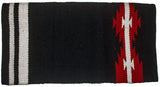 Western saddle blanket made of wool - Navajo design 34x36