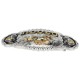 Golden Horse Rodeo Belt Buckle