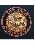Outback Muster Tee – Black (Kids)