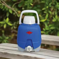 Willow 5L Water Bottle with Tap on rustic outdoor table