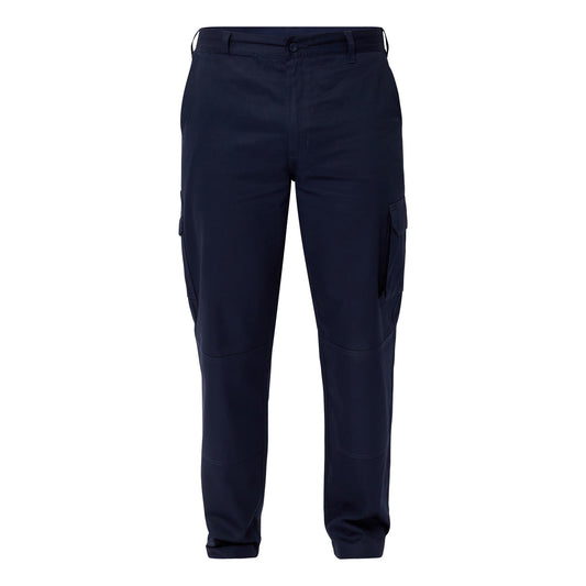 Men's Workcraft Mid-Weight Cotton Drill Cargo Trousers