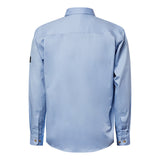 Workcraft Mens Half-Placket Cotton Work Shirt – SKYWAY rear