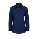 Workcraft Ladies Half-Placket Cotton Work Shirt