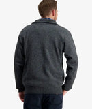 Back View of Charcoal Marle Mariner Jumper – Soft Casual Knit Sweater for Men and Women