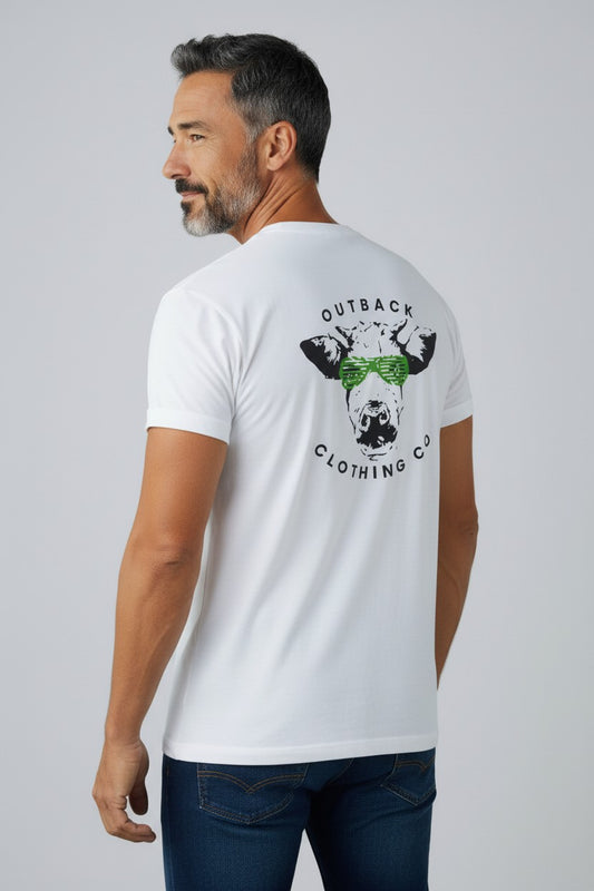 Cool Cow Tee – Neon Green (Men’s)