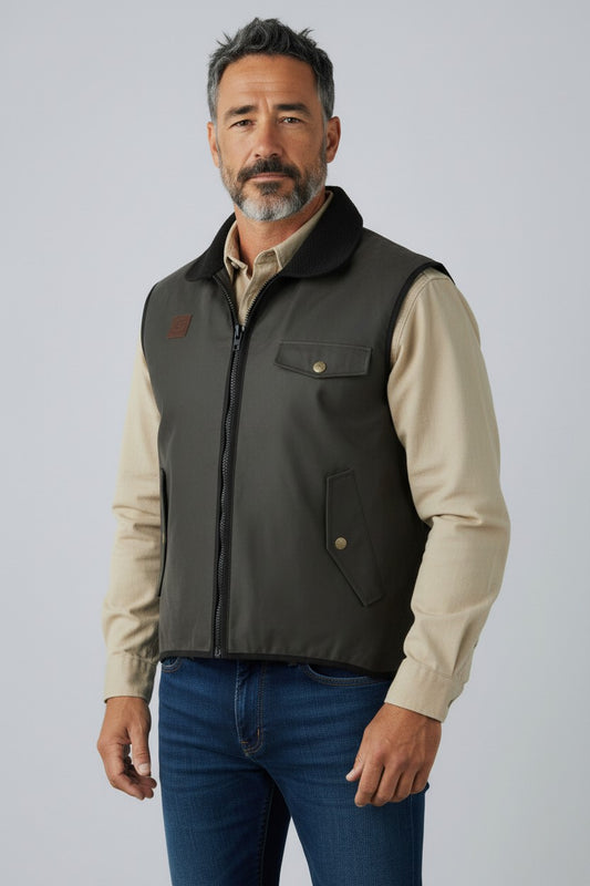 Swannndri Levels Oilskin Vest (SSD2802)