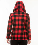 Close-up of the heavy-duty YKK front zip on the Seattle Wool Hoodie