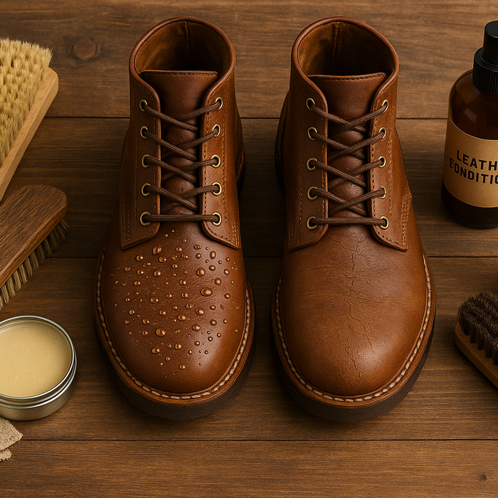 Boot Care Essentials: Protecting Leather from Water, Cracks & Stains