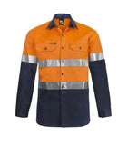 Men's Light Weight Hi-Vis Cotton Drill Reflective Shirt for Safety & Visibility | Outback Clothing Co