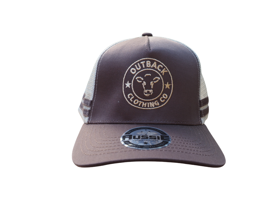 Gibb River Trucker Cap - Brown/Sand