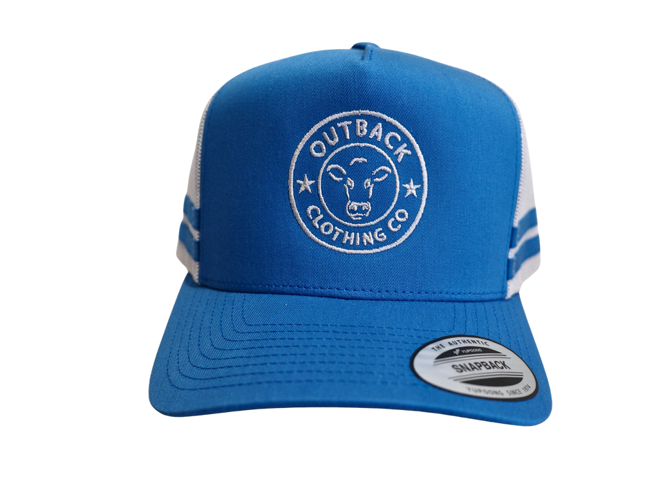 Gibb River Trucker Cap - Steel Blue/White