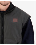 Close-Up of SwannDri Foxton Vest Wool Lining and Reinforced Stitching