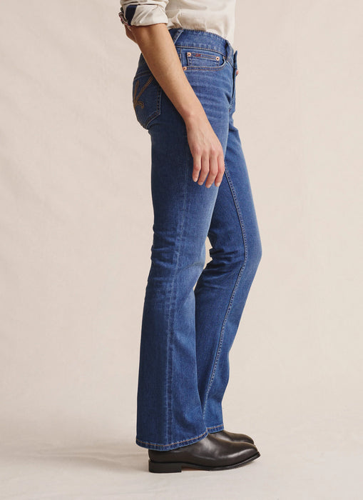 Bimbi Bootleg Regular Jean — Mid Wash