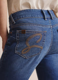Bimbi Bootleg Regular Jean — Mid Wash