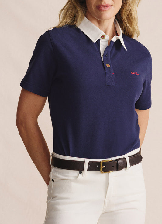 Tuli Short Sleeve Polo – Navy