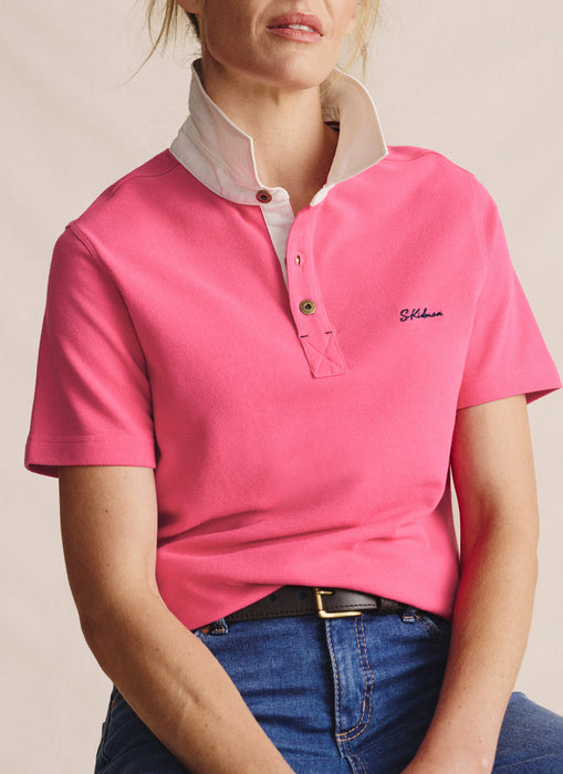 Tuli Short Sleeve Polo - Pink