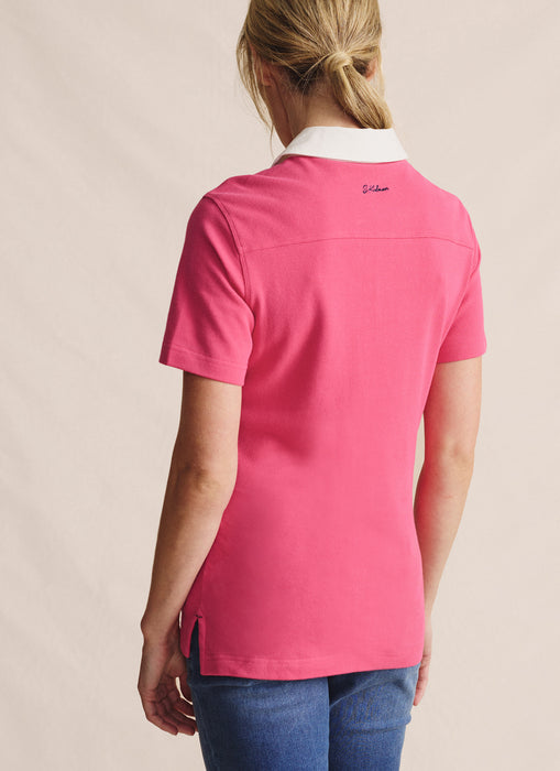 Tuli Short Sleeve Polo - Pink