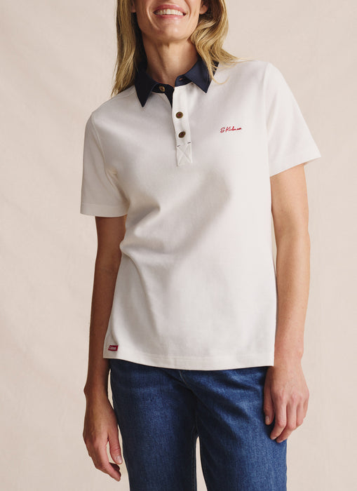 Tuli Short Sleeve Polo – White