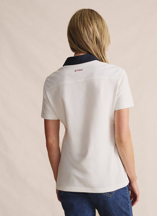 Tuli Short Sleeve Polo – White