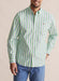Men wearing Dexter Long Sleeve Olive Shirt front view