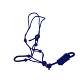 Dolan Rope Halter with Matching Lead – Blue/Black or Purple/Pink (DE523)