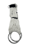 Front view of soft cord ringer girth for horses