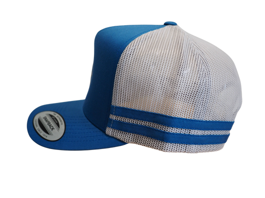 Gibb River Trucker Cap - Steel Blue/White