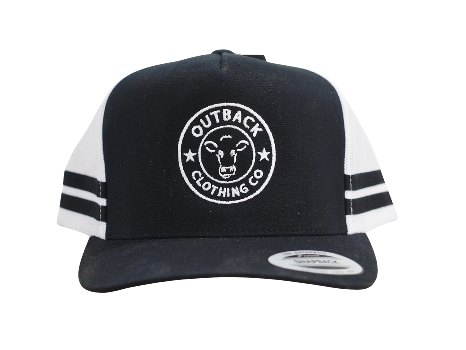 Gibb River Trucker Cap - Black/White