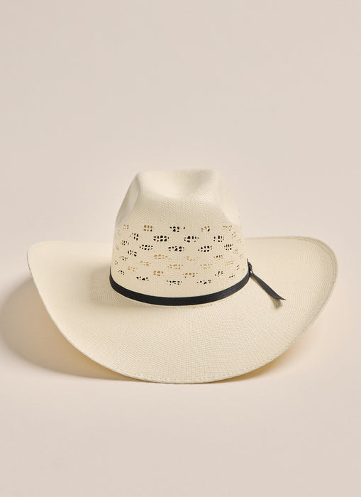 Kidman High Crown Vented Bangora Straw Hat – Natural