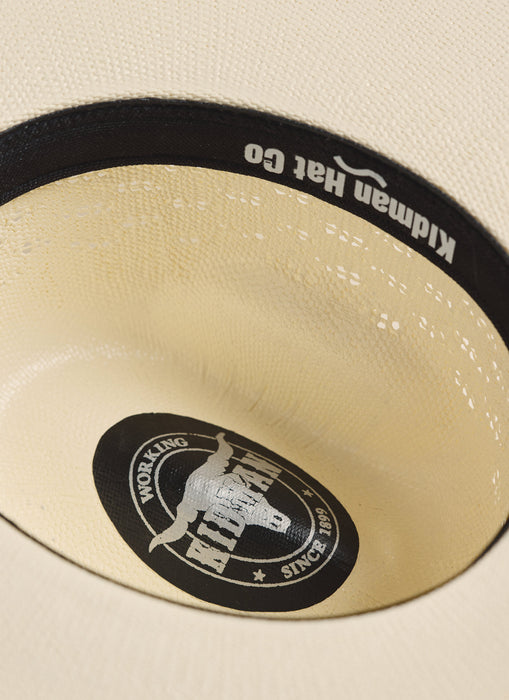 Kidman High Crown Vented Bangora Straw Hat – Natural