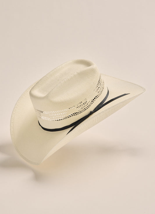 Kidman High Crown Bangora Straw Hat – Natural