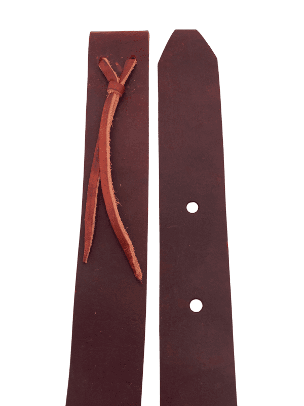 Close-up of Dolan Bates Latigo Leather Strap texture