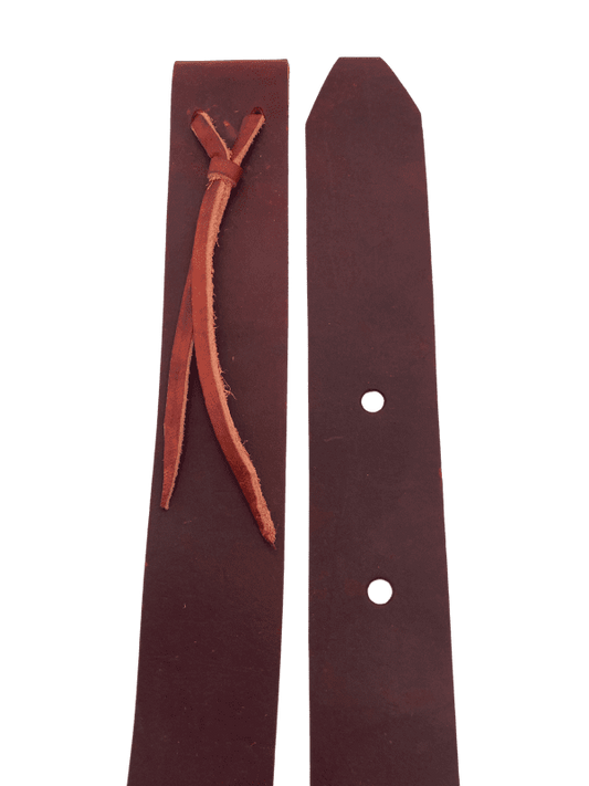 Close-up of Dolan Bates Latigo Leather Strap texture