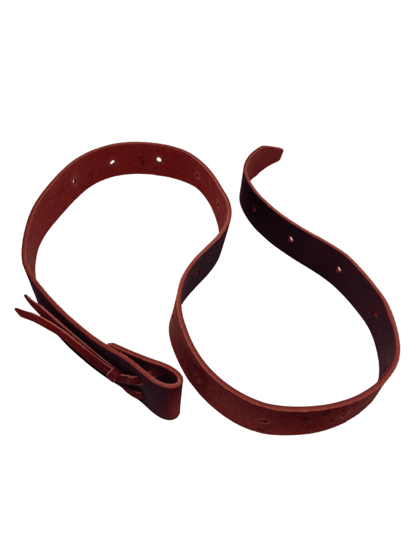 Dolan Bates 1.75 inch Latigo Leather Strap front view