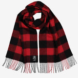 Close-Up of Soft Merino Wool Fabric Texture on Unisex Scarf for Cold Weather