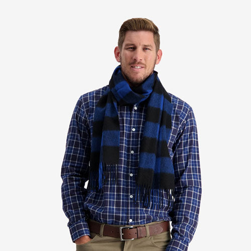 Unisex Wool Scarf - Warm and Durable Australian-Made Winter Accessory by Outback Clothing Co