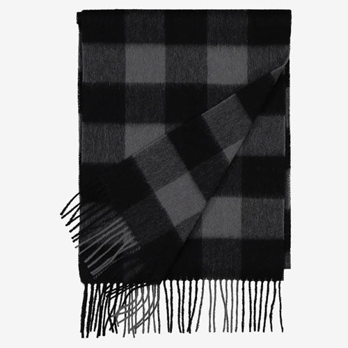 Unisex Australian-Made Wool Scarf Folded to Show Thickness and Quality Craftsmanship