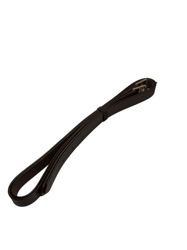 Drovers Station stirrup leathers full length view
