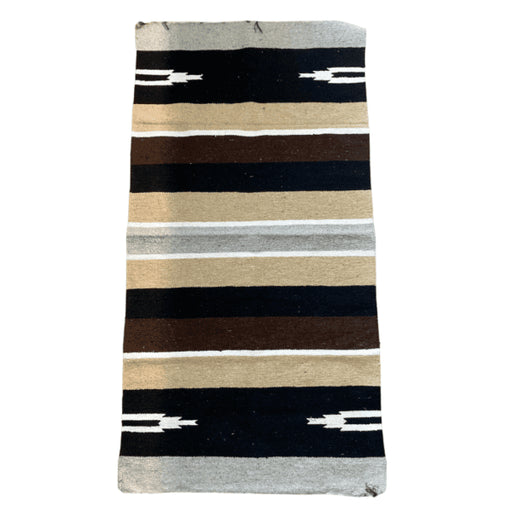 Navajo saddle blanket 30x60 in traditional Western pattern