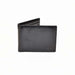 Black veg tanned leather wallet – classic men's wallet with durable finish