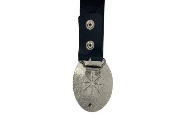 Close-up of Asher Belt Detachable Buckle Mechanism